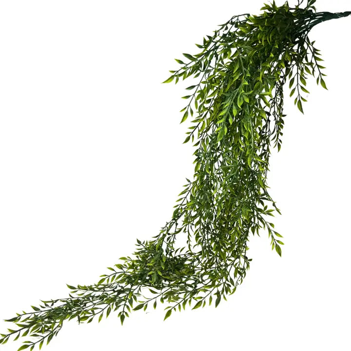 Hanging Smilax Vine 48" | Two Tone Green