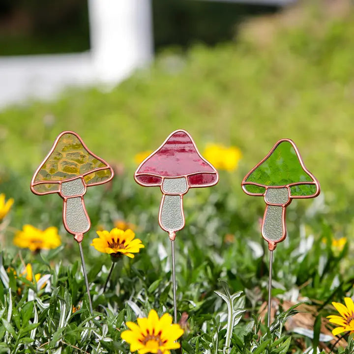 Stained Glass Pot Stakes
