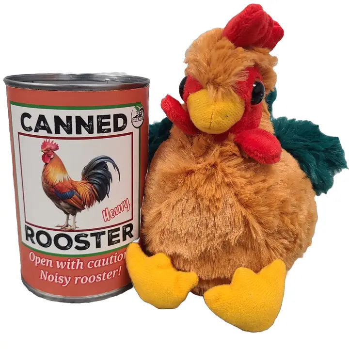 Canned Stuffed Animal Plush w/Jokes
