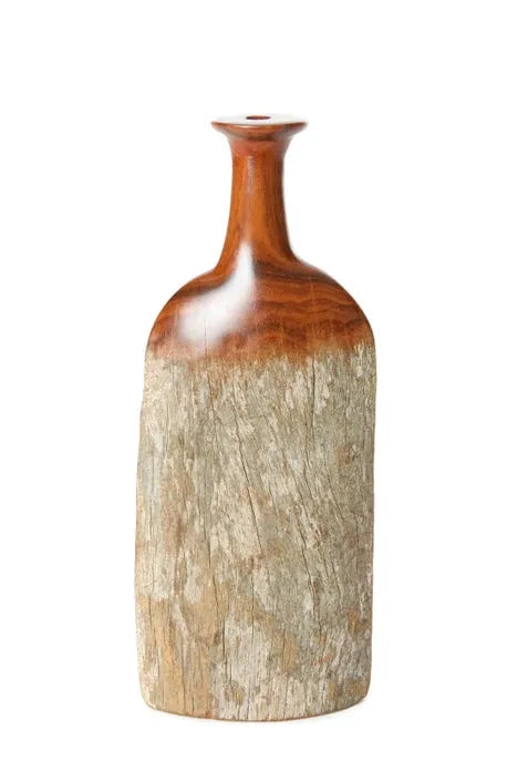 Mozambican Sandalwood Bottle Sculptures