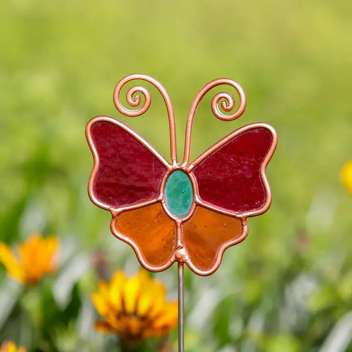 Stained Glass Pot Stakes
