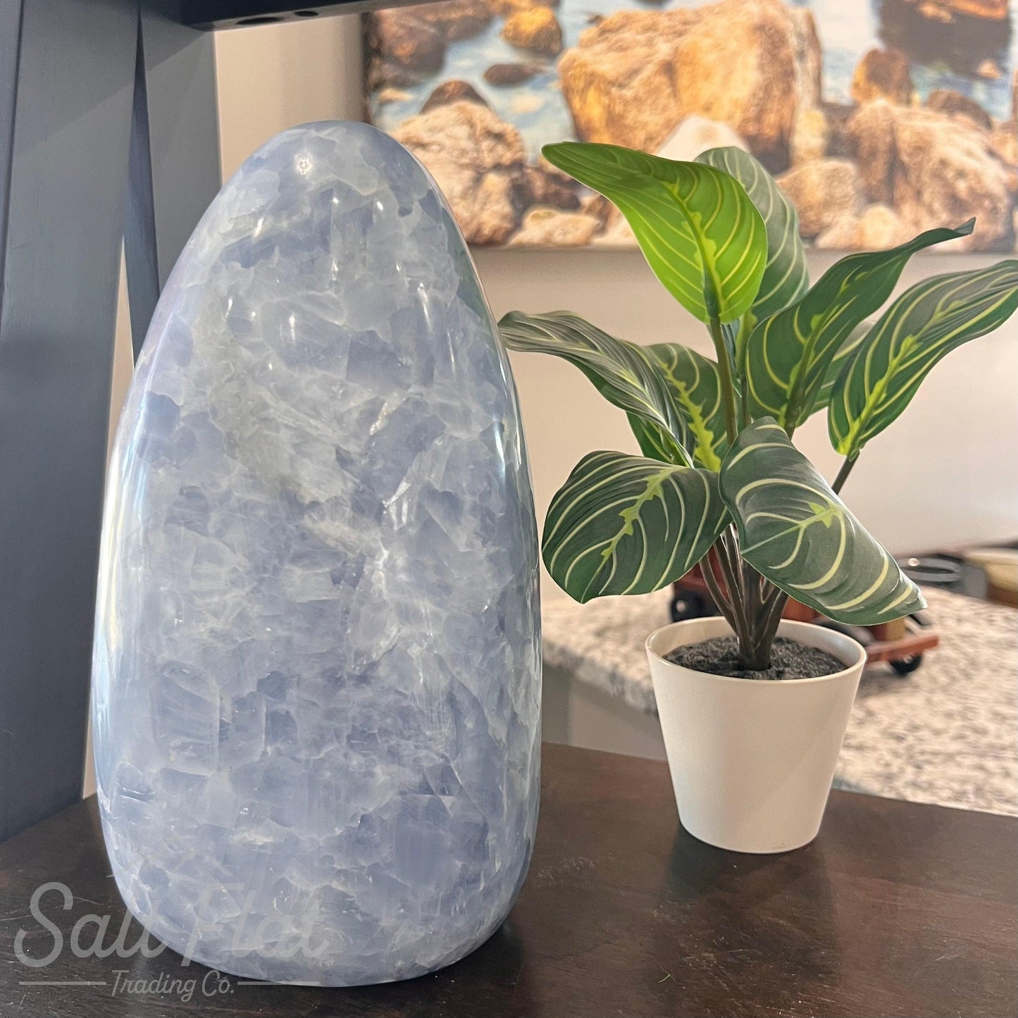 Blue Calcite Free Form