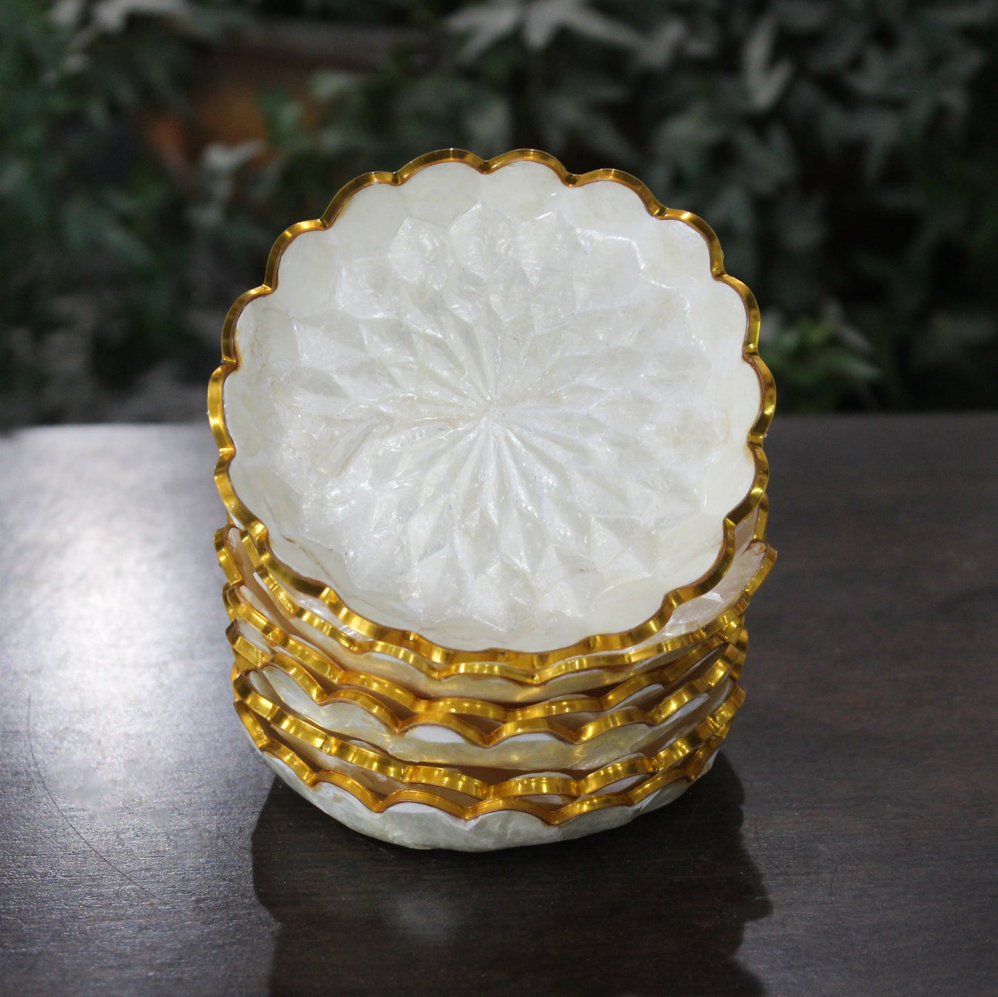 Capiz Coaster Sets