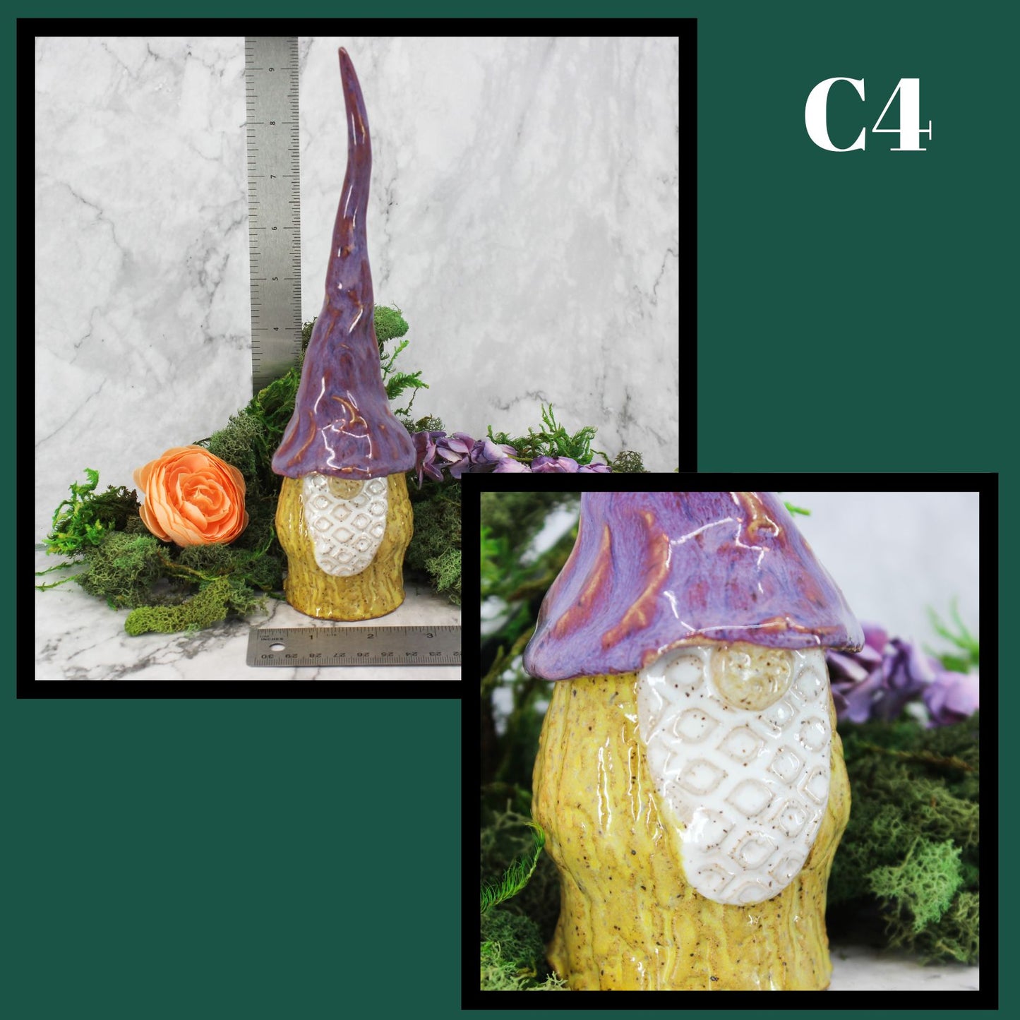 Handmade Ceramic Garden Gnomes- Males