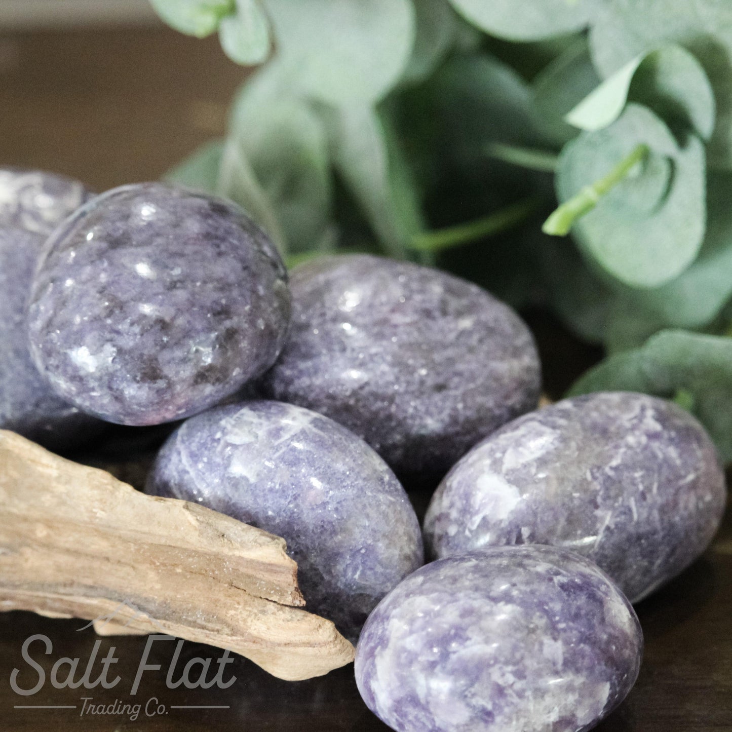 Lepidolite Palm Stone