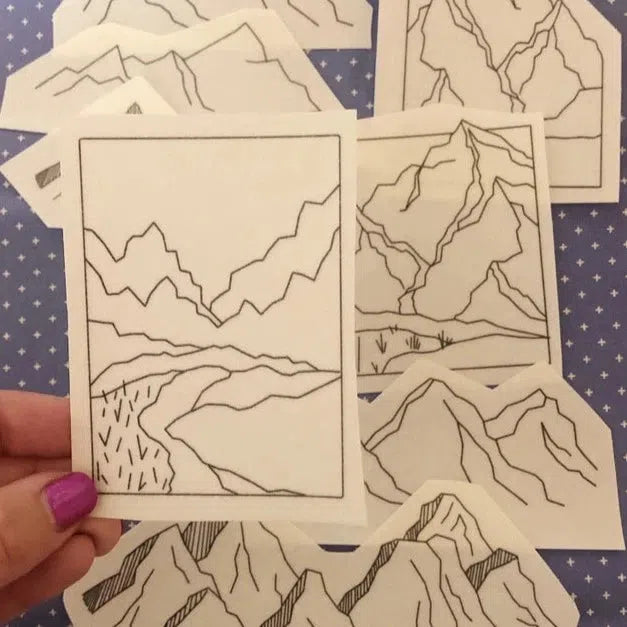 Peel Stick & Stitch Pattern Kits