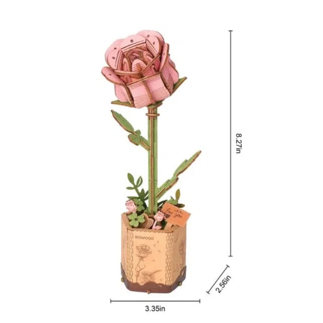 3D Wooden Flower Puzzles
