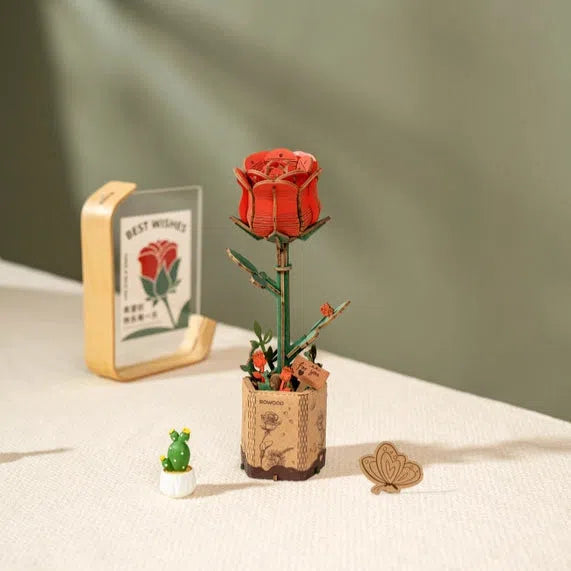 3D Wooden Flower Puzzles