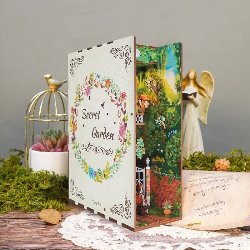 DIY Miniature House Book Nook Kit