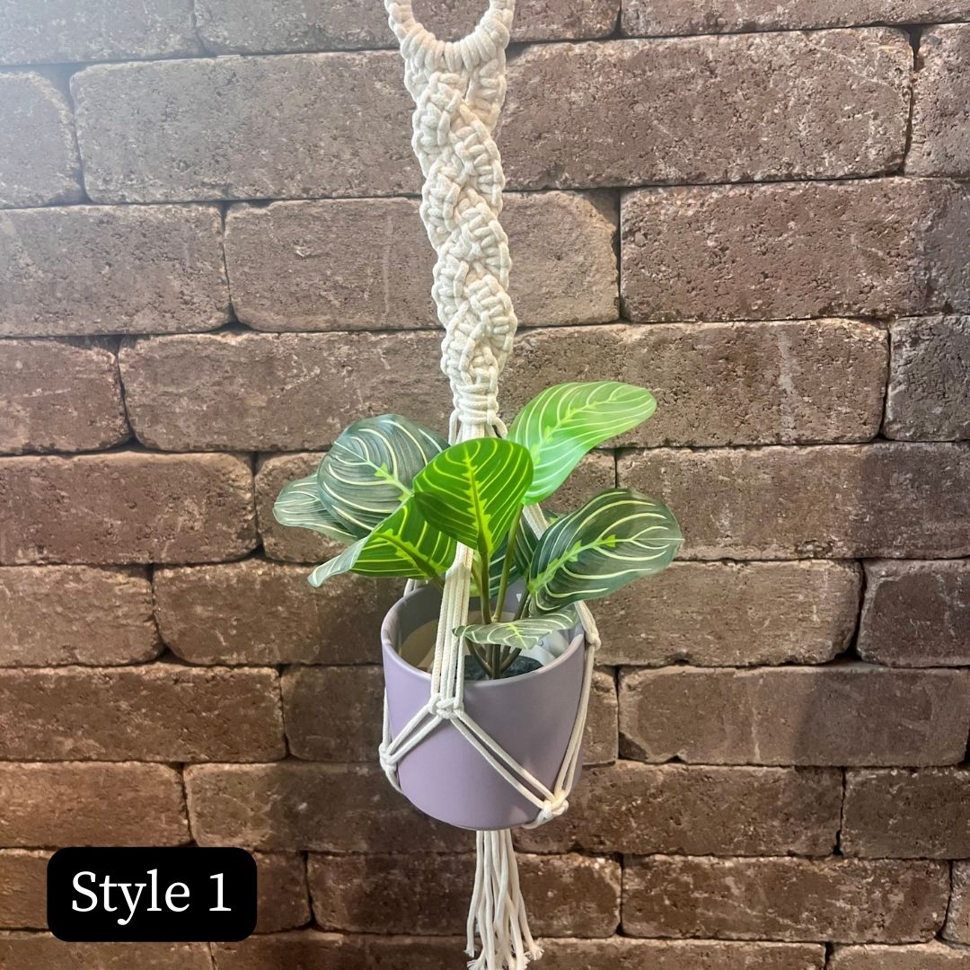 24" Macrame Plant Hangers