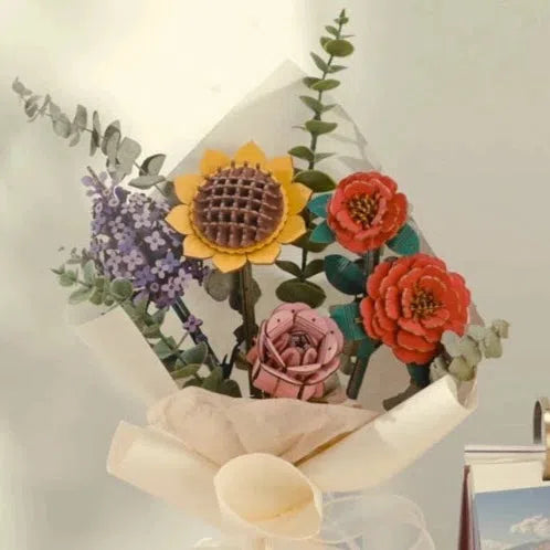 3D Wooden Flower Puzzles