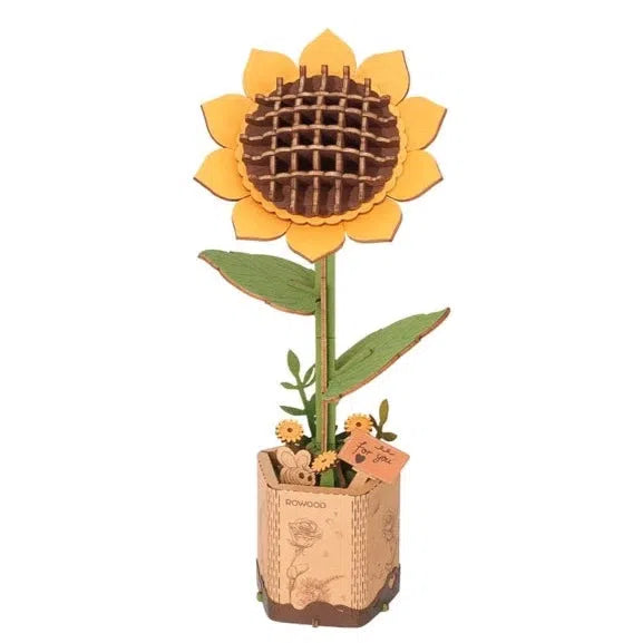 3D Wooden Flower Puzzles
