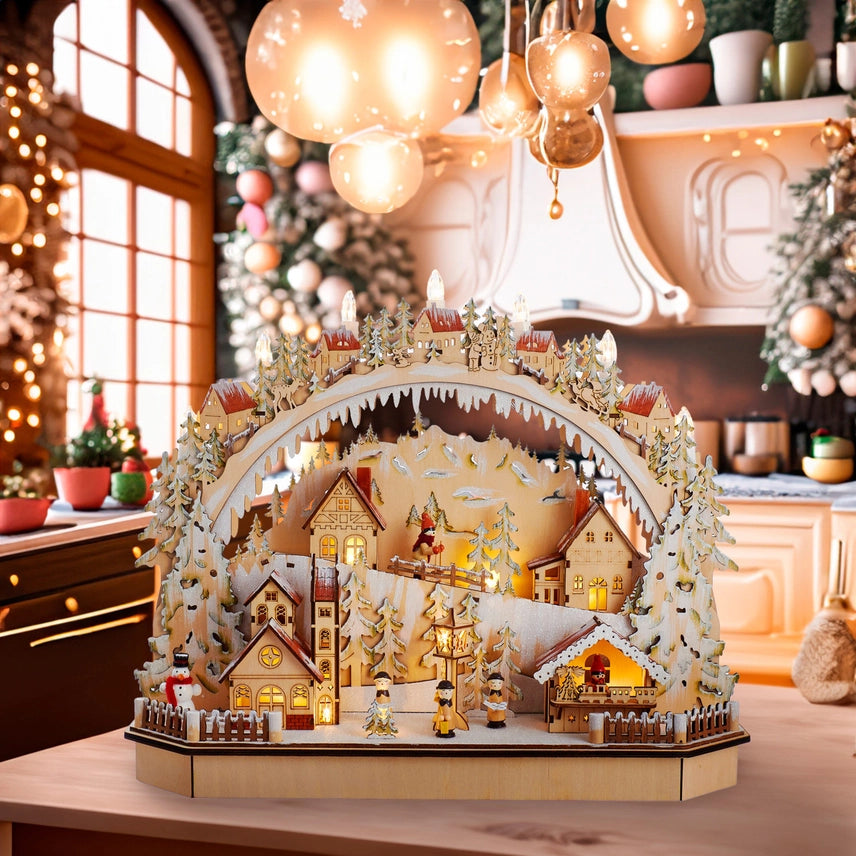 Bo Led Village House Tabletop | 18"