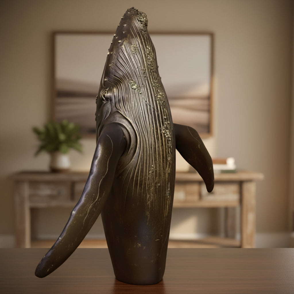 Bronze Resin Whale