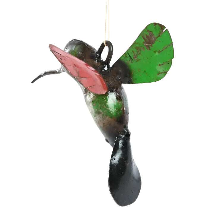 Recycled Metal Hummingbird