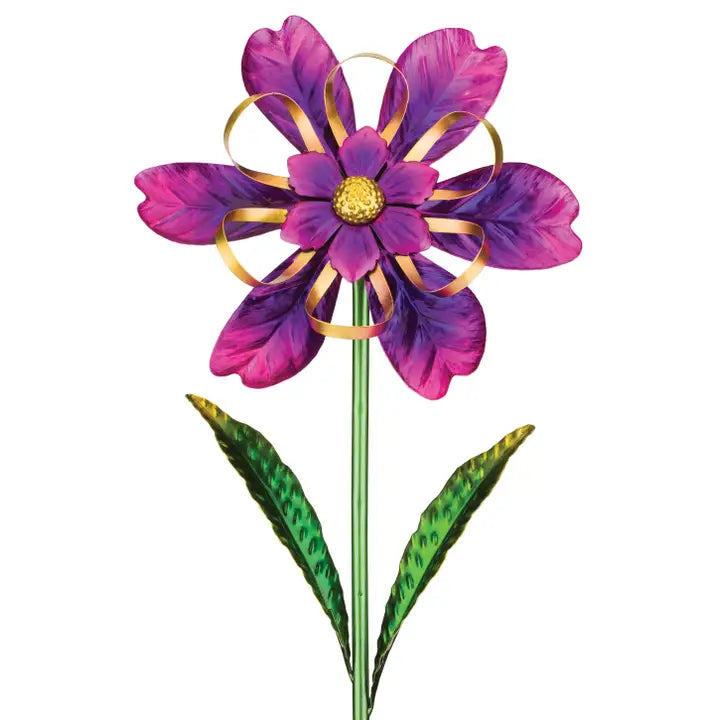 Ribbon Flower Spinner Stakes