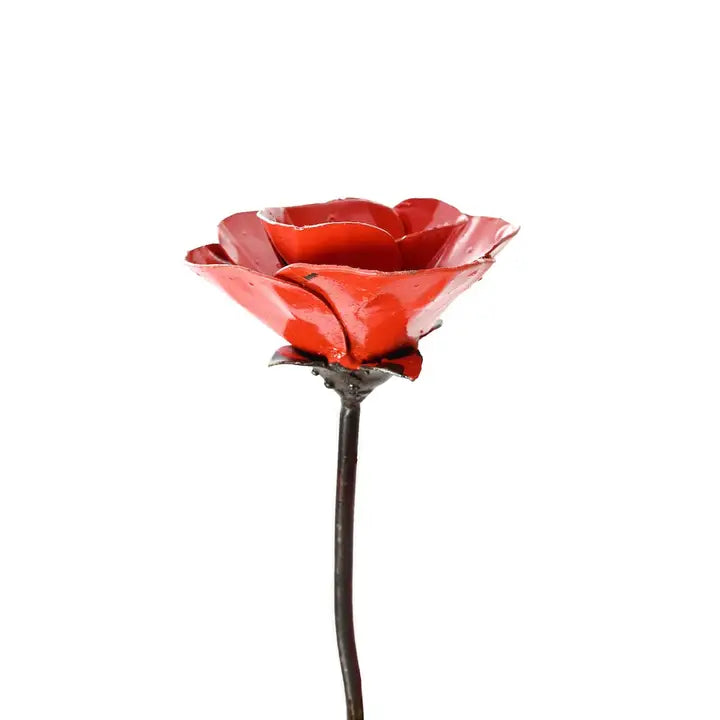 Recycled Metal Flower Stakes