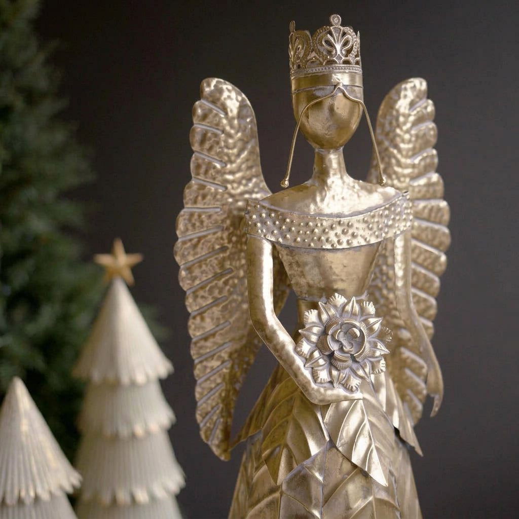 Metal Christmas Angel | 39"