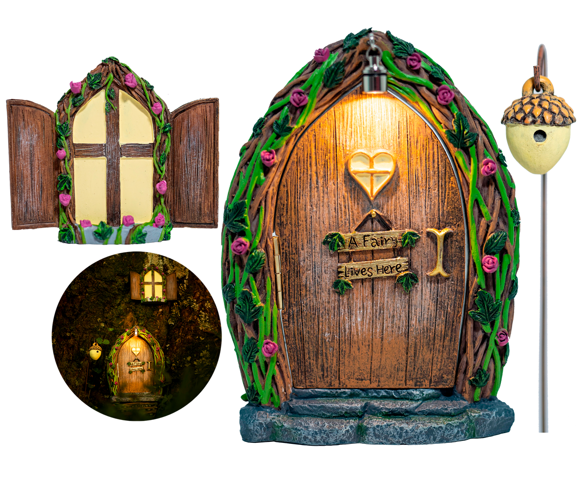 Fairy Door & Windows- Open Door