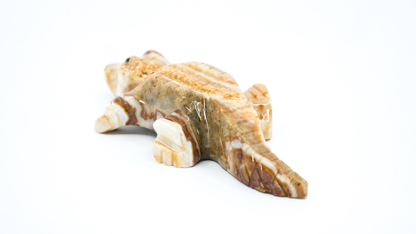 5'' Marble Crocodile