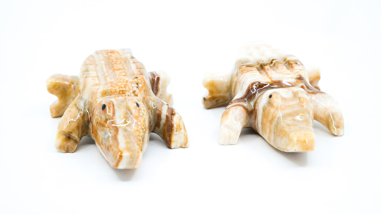 5'' Marble Crocodile