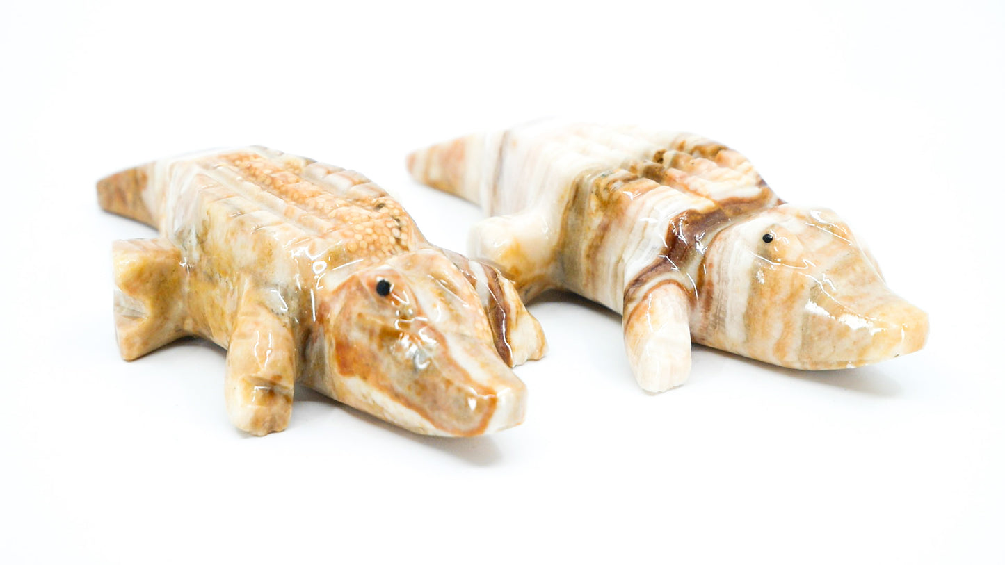 5'' Marble Crocodile