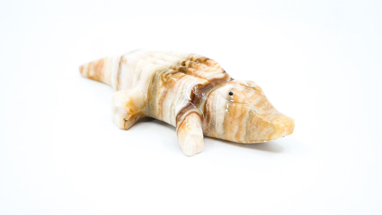 5'' Marble Crocodile
