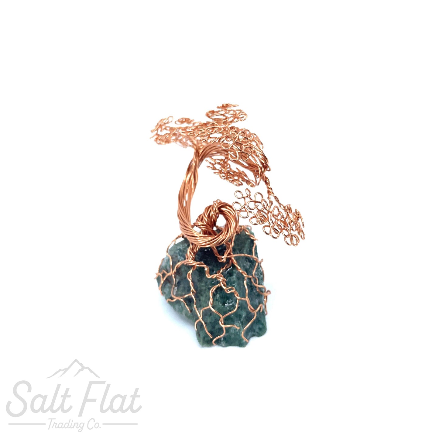 Mini Copper Bonsai Tree- Moss Agate