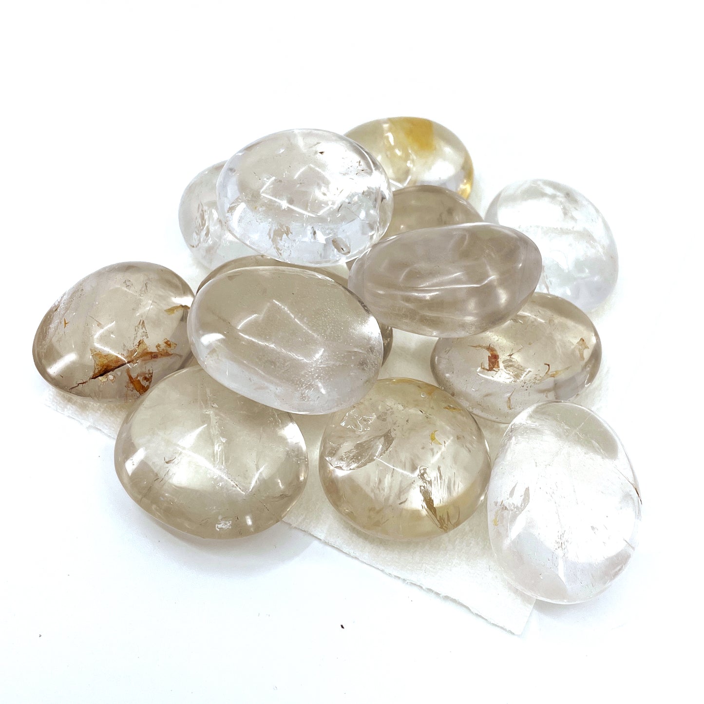 Clear Quartz Palm Stone