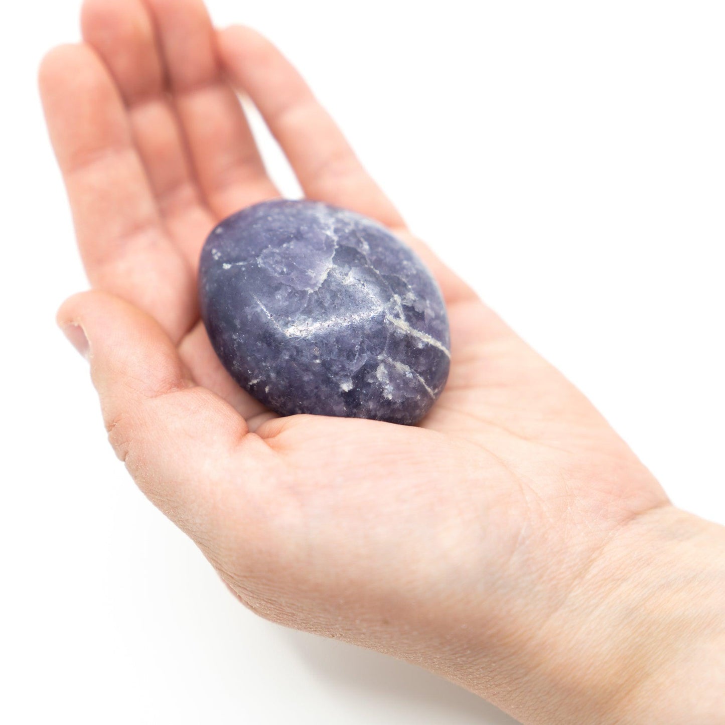 Lepidolite Palm Stone