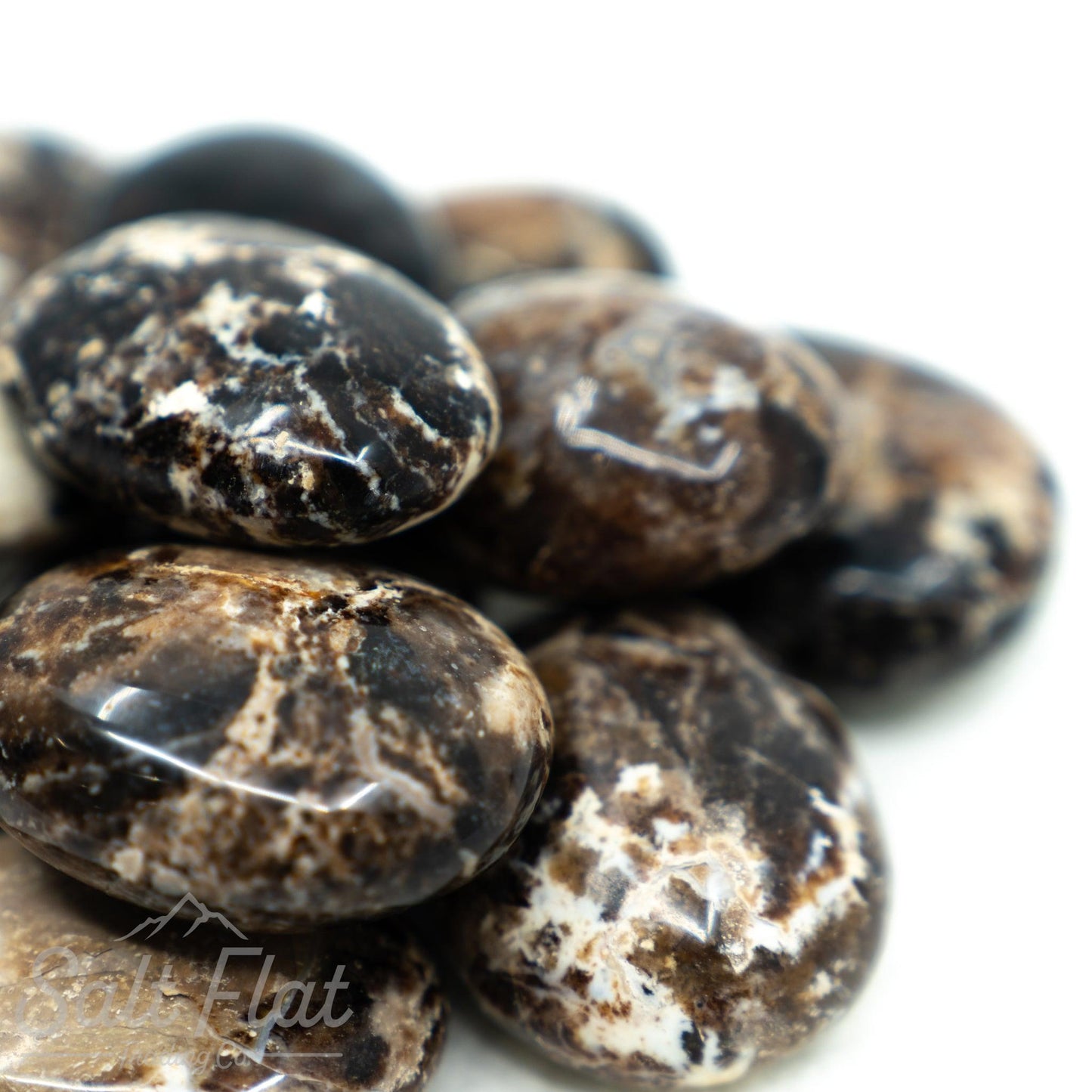 Black Opal Palm Stone