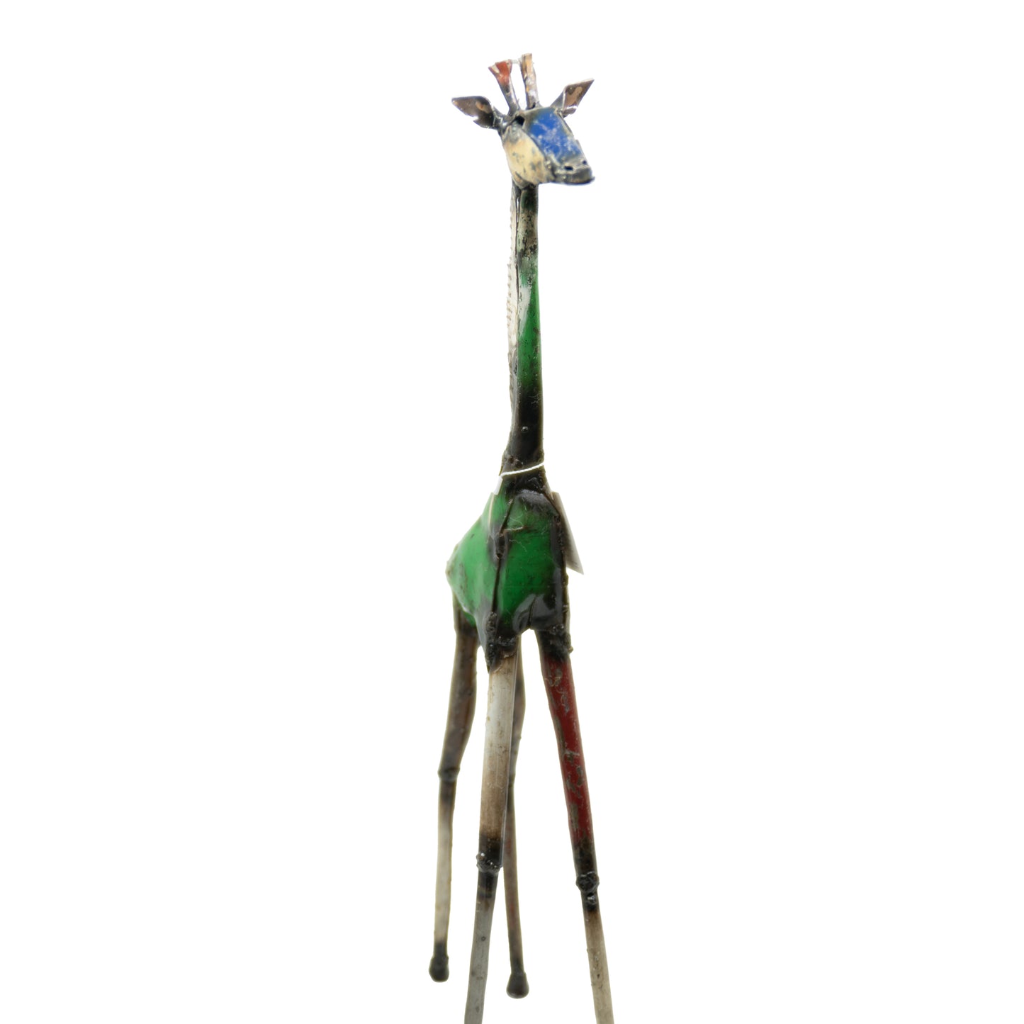 Colorful Recycled Oil Drum Giraffe