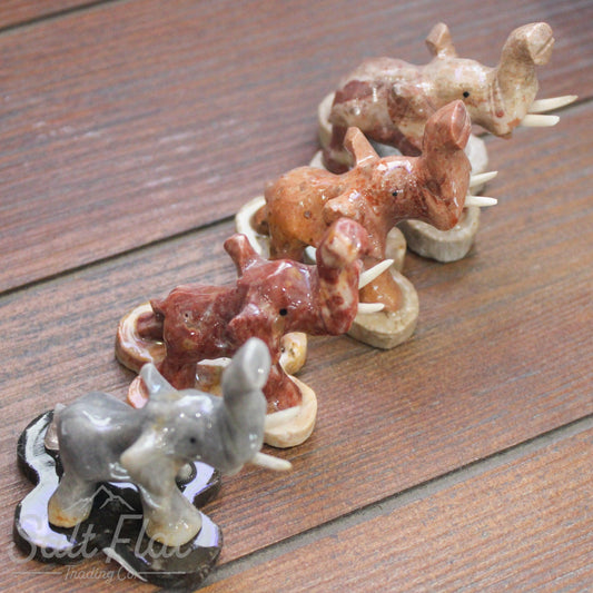 2" Marble Elephant
