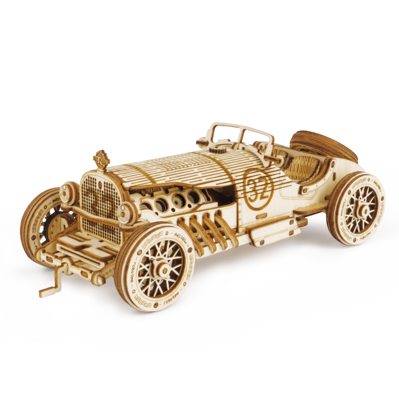 Grand Prix Car 3D Wooden Puzzle