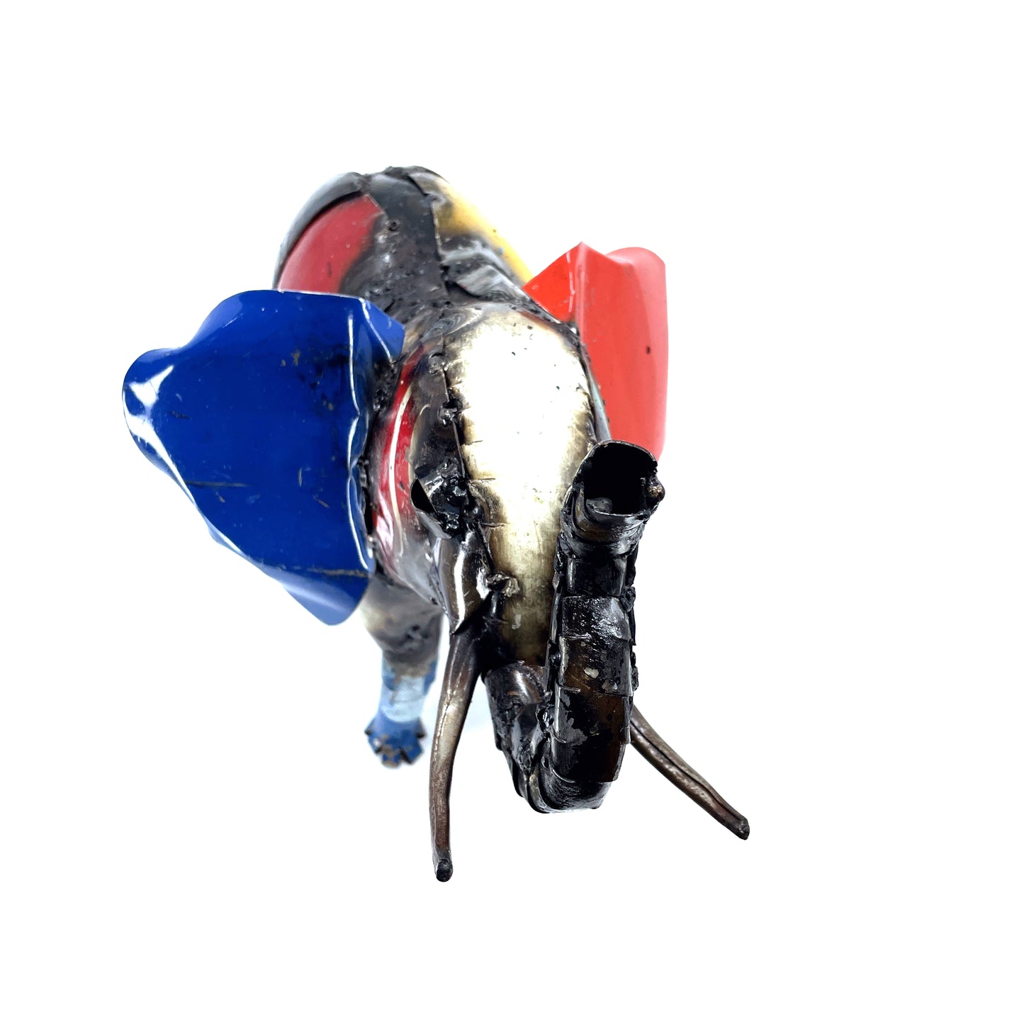 Colorful Recycled Oil Drum Elephant