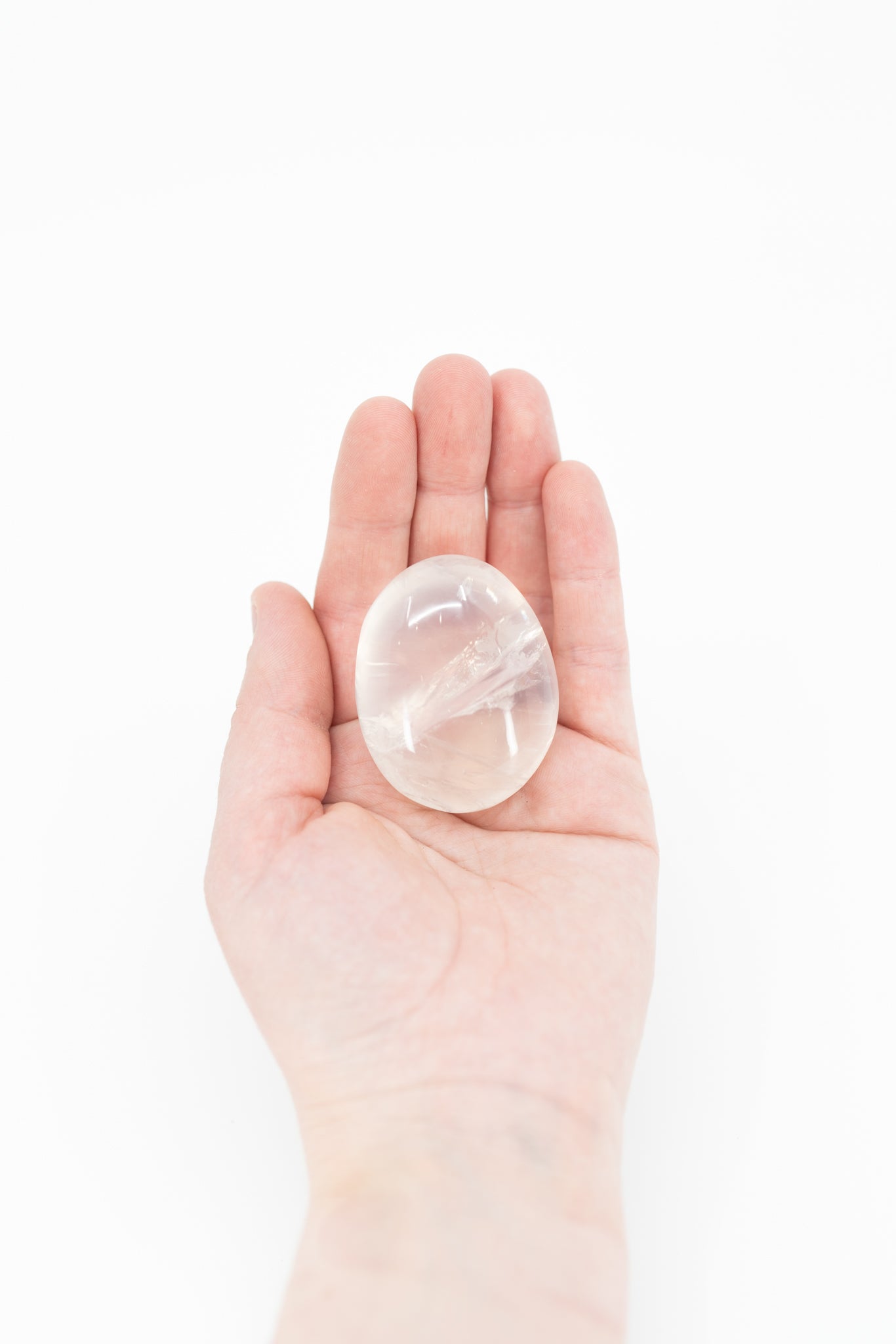 Girasol Quartz Palm Stone