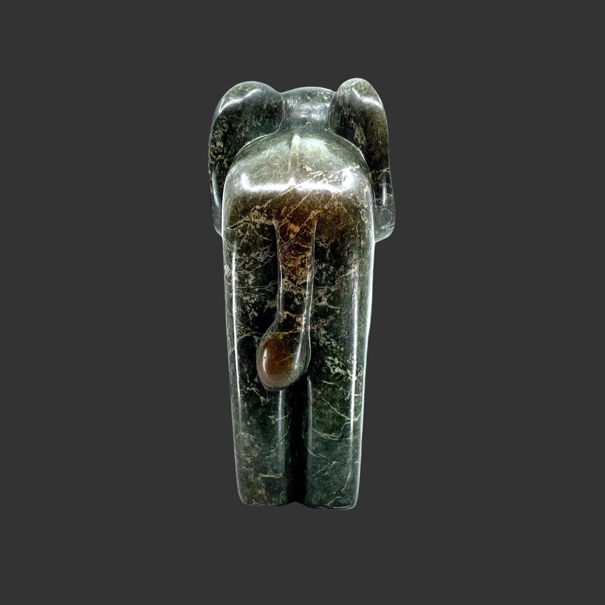 Tall Stone Elephant Sculpture