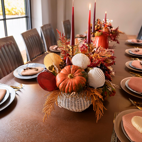 Shell we use seashells for Fall Decor? Shell yeah!