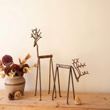 Forged-Iron Deer | Set of 2