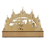 Bo Lited Xmas Village W/Candle | 17.72"