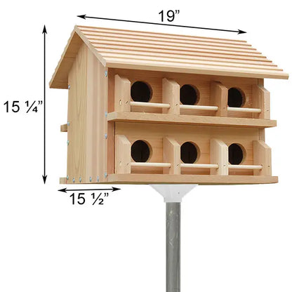 Cedar Purple Martin House