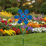 Ribbon Flower Spinner Stakes