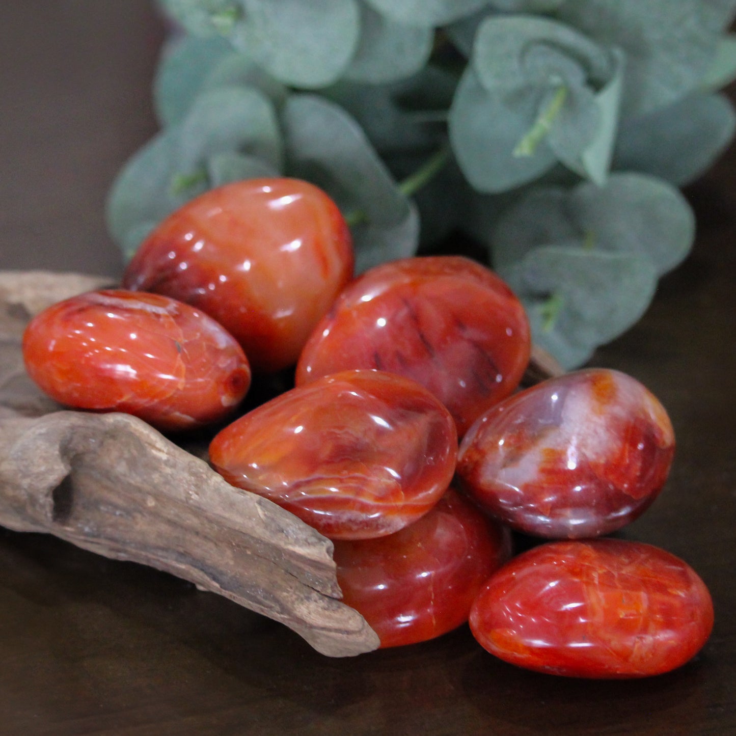 Carnelian Palm Stone