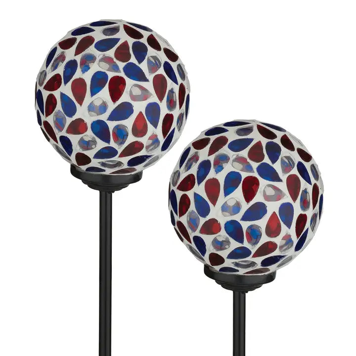 Americana Mosaic Solar Stake | Set of 2