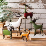 Recycled Metal Deer | Set of 5