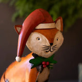 Recycled Metal Christmas Woodland Critters | Set of 3