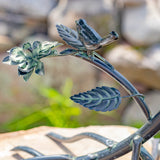 Scallop Edge Birdbath with Branch Stand