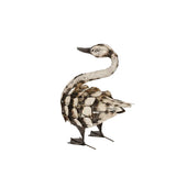 Feathered Swan Recycled Metal Sculpture