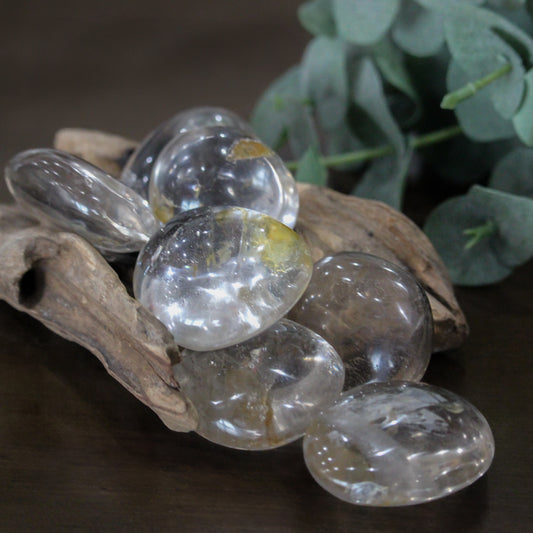 Light Smoky Quartz Palm Stone