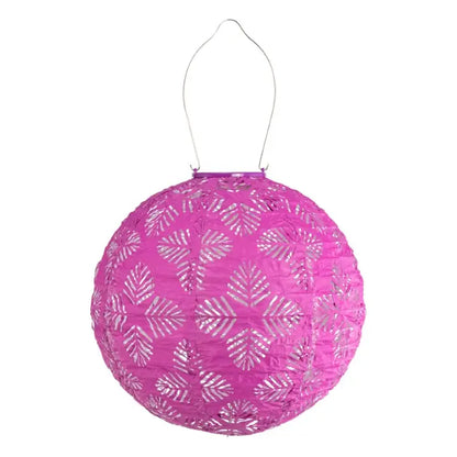 Stella Brights 12" Globe Solar Lantern - Violet